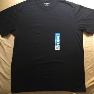 Mens Black T shirt Eddie Bauer